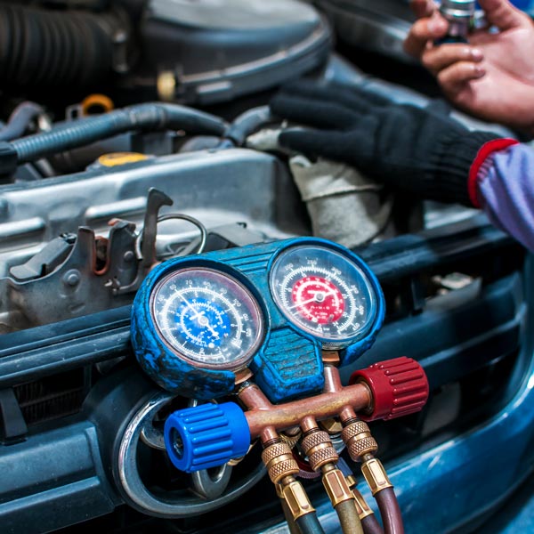 checking air conditioning